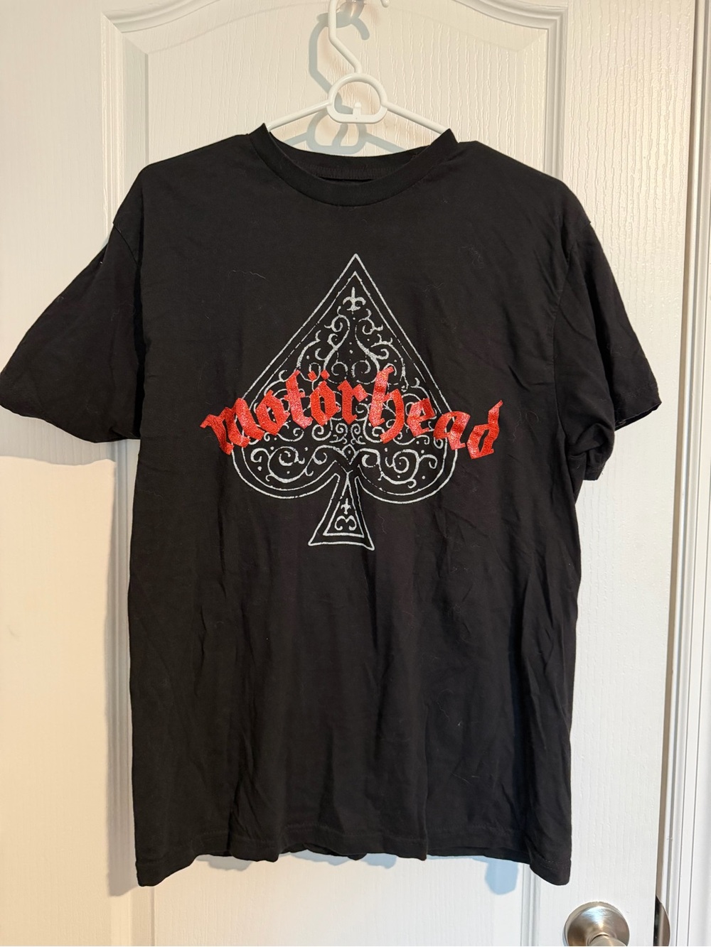 Motörhead Black Graphic band Tee with Red Logo